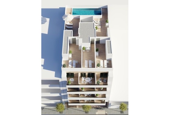 Apartament / Mieszkanie - Nowa konstrukcja - Torrevieja - Center