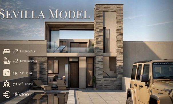 Chalet Independiente - Obra Nueva - Fuente alamo de Murcia - LAS PALAS