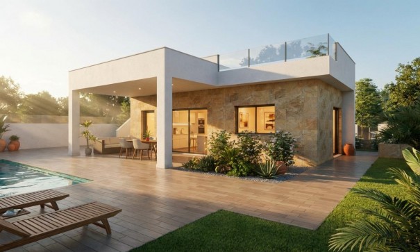 Chalet Independiente - Obra Nueva - Jacarilla - Vistabella