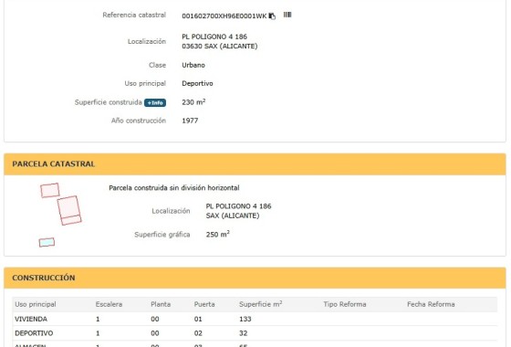 Chalet Independiente - Venta - Sax -
                SAX