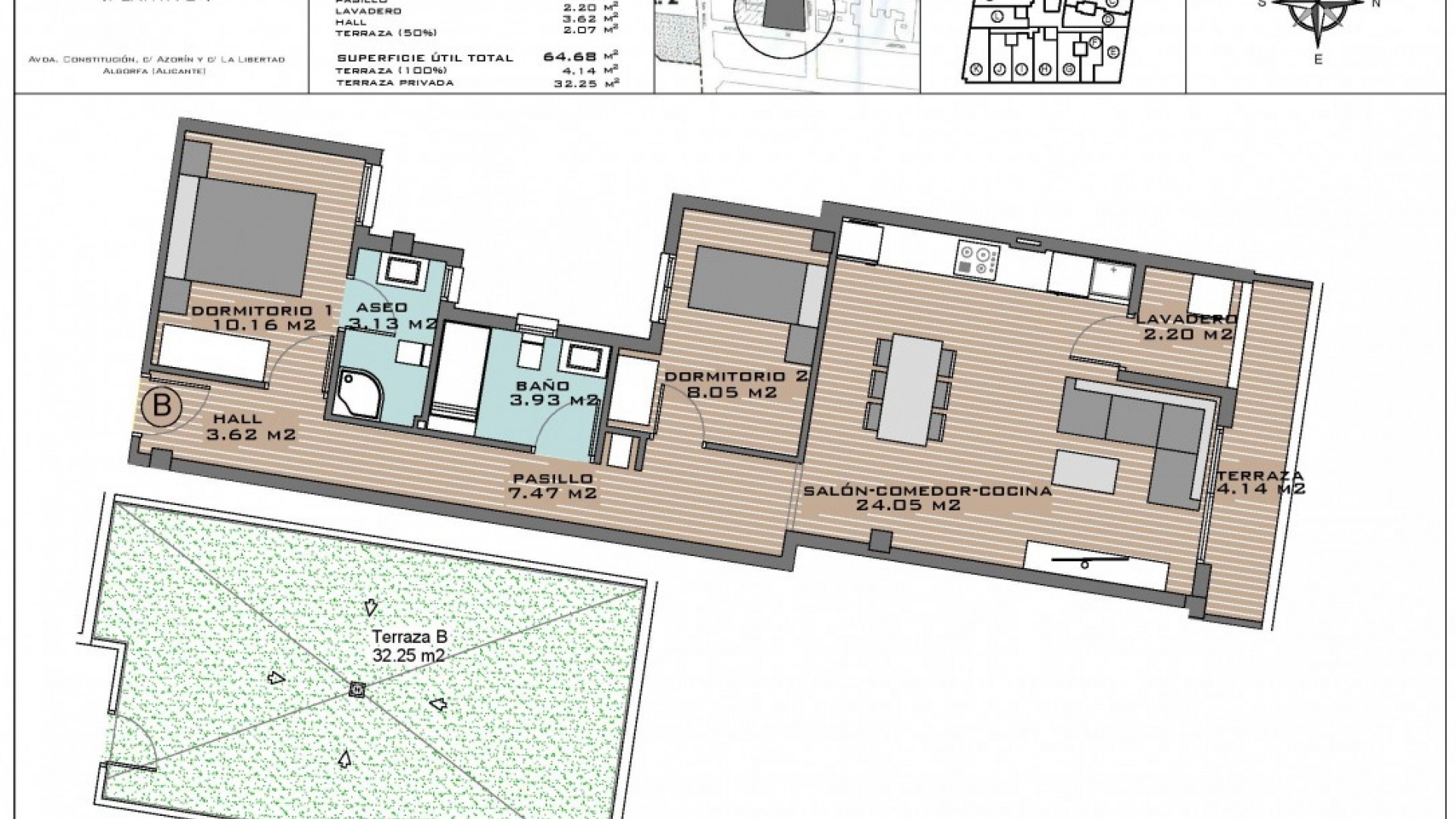 Herverkoop - Apartement Flat -
Algorfa
