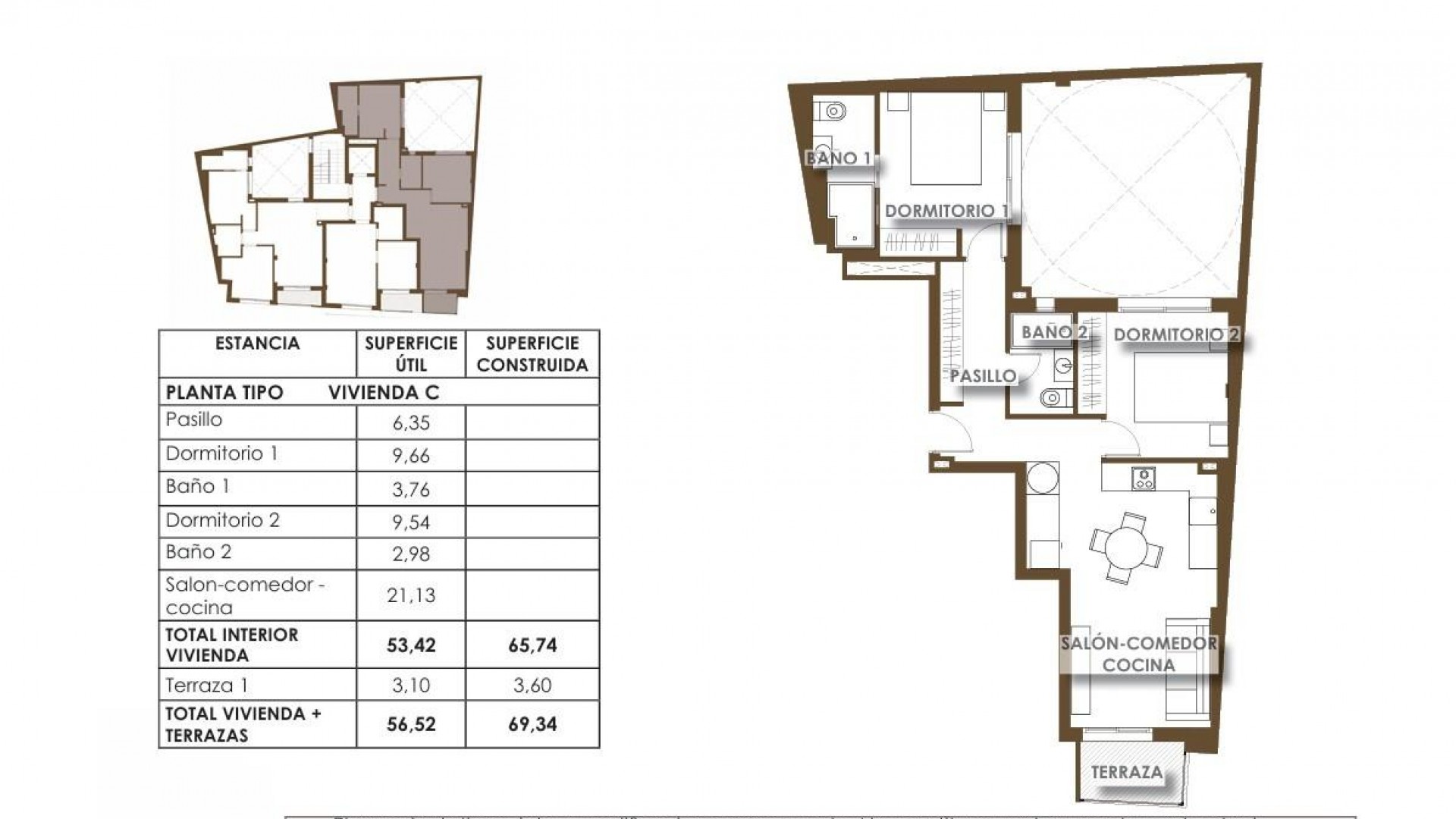 Herverkoop - Apartement Flat -
Torrevieja - Estacion de autobuses