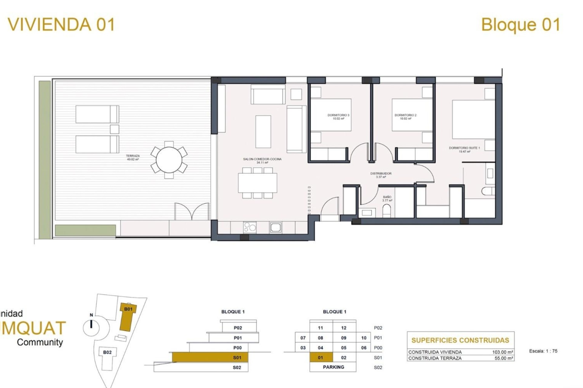 Herverkoop - Appartement / Flat -
Orihuela - Las Colinas Golf