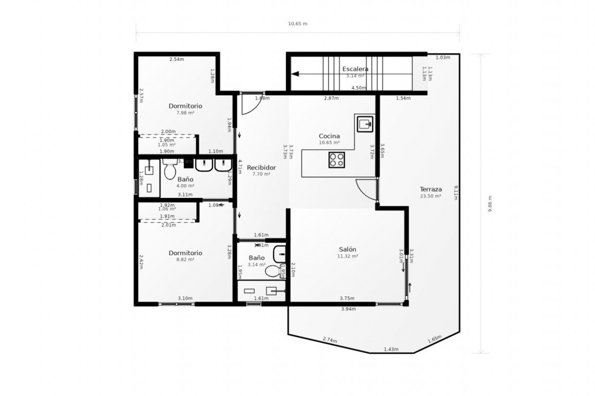 Herverkoop - Appartement / Flat -
San Miguel de Salinas