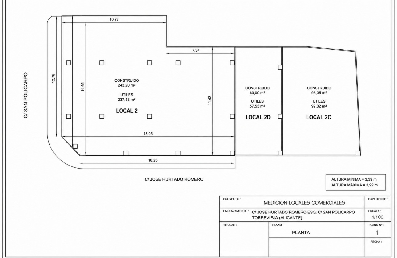 Herverkoop - Commercieel -
Torrevieja - El Acequión - Los Náufragos