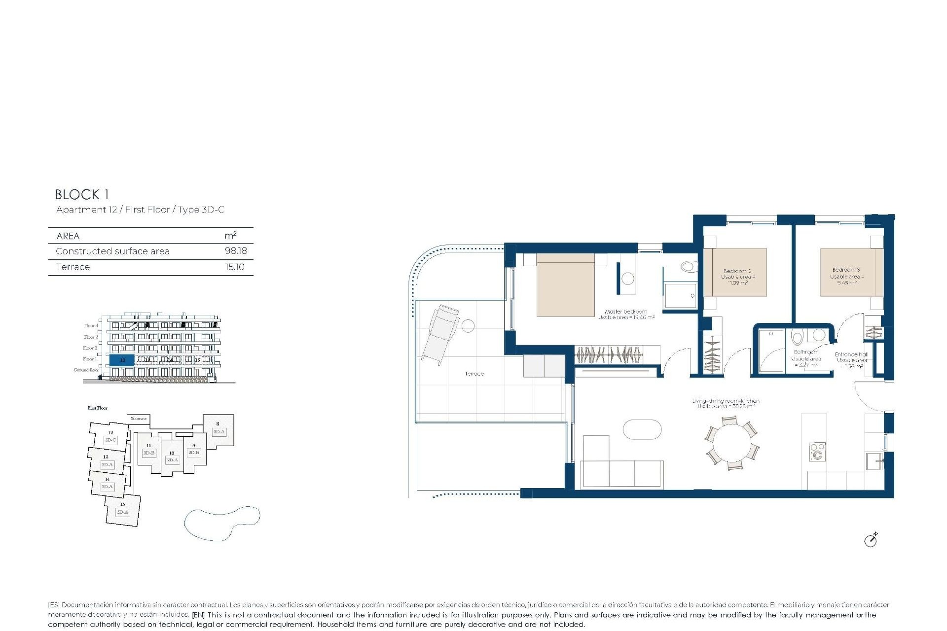 New Build - Apartment / Flat -
Baños y Mendigo - El Valle Golf