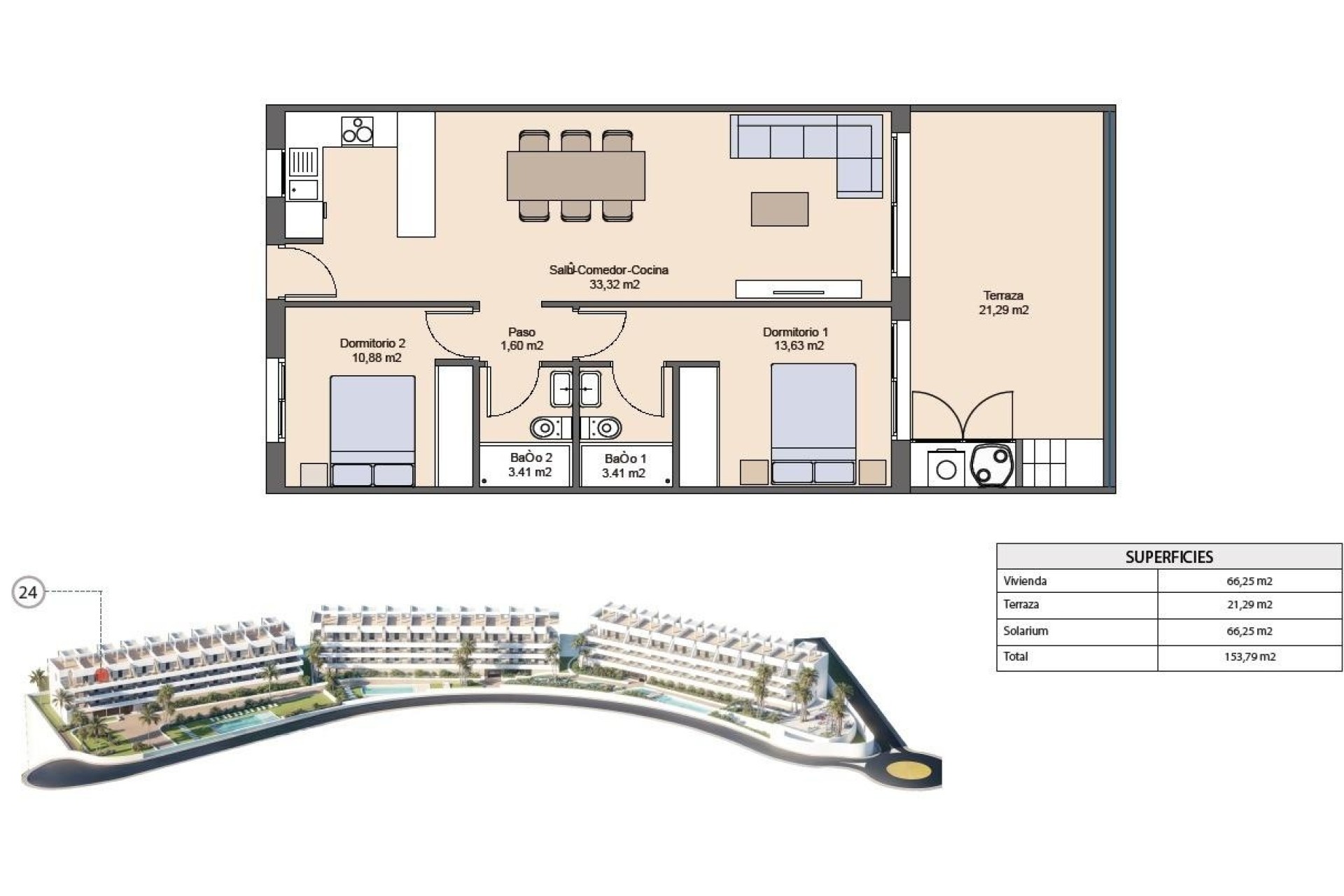 New Build - Apartment / Flat -
Finestrat - Balcón de finestrat