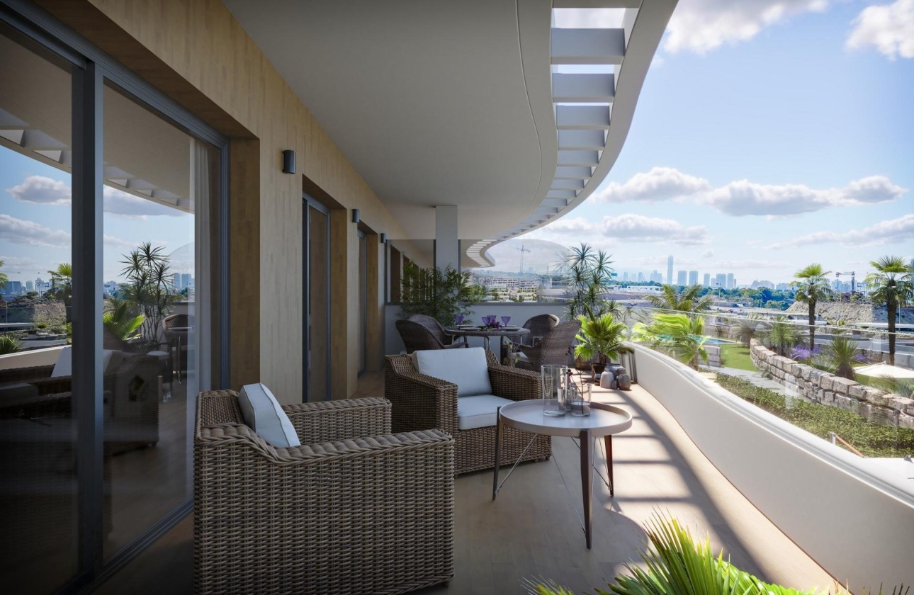 New Build - Apartment Flat -
Finestrat - Campana garden