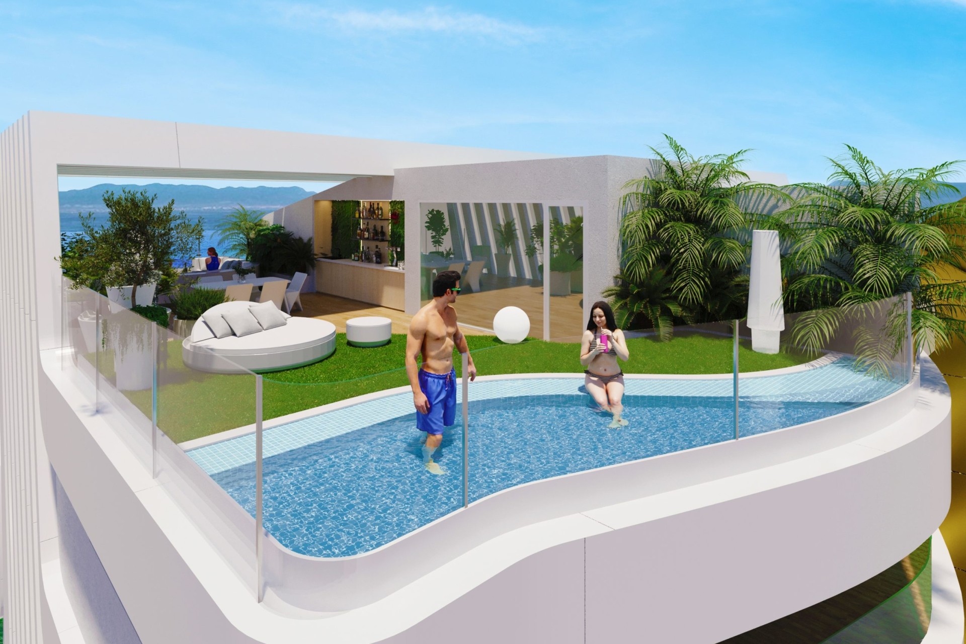 New Build - Apartment / Flat -
La Manga del Mar Menor - La Manga
