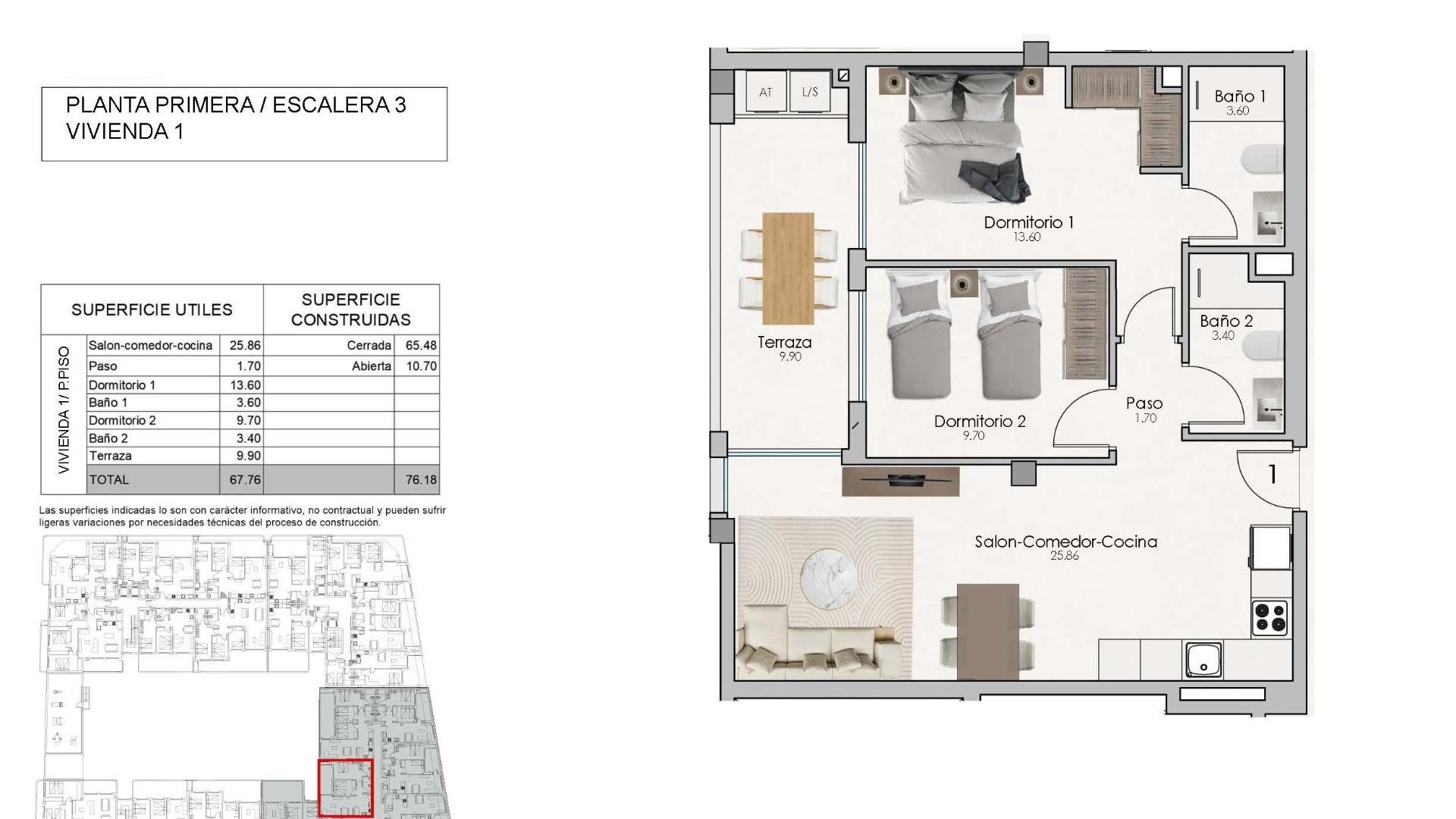 New Build - Apartment Flat -
Santa Pola - Estacion de autobuses