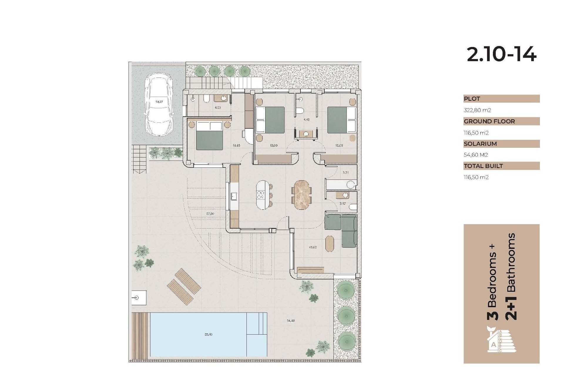 New Build - Detached Villa -
Algorfa - La Finca Golf Resort