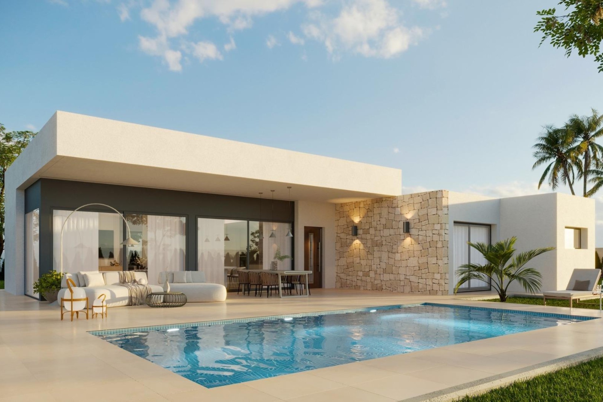 New Build - Detached Villa -
Aspe - Poligono 19