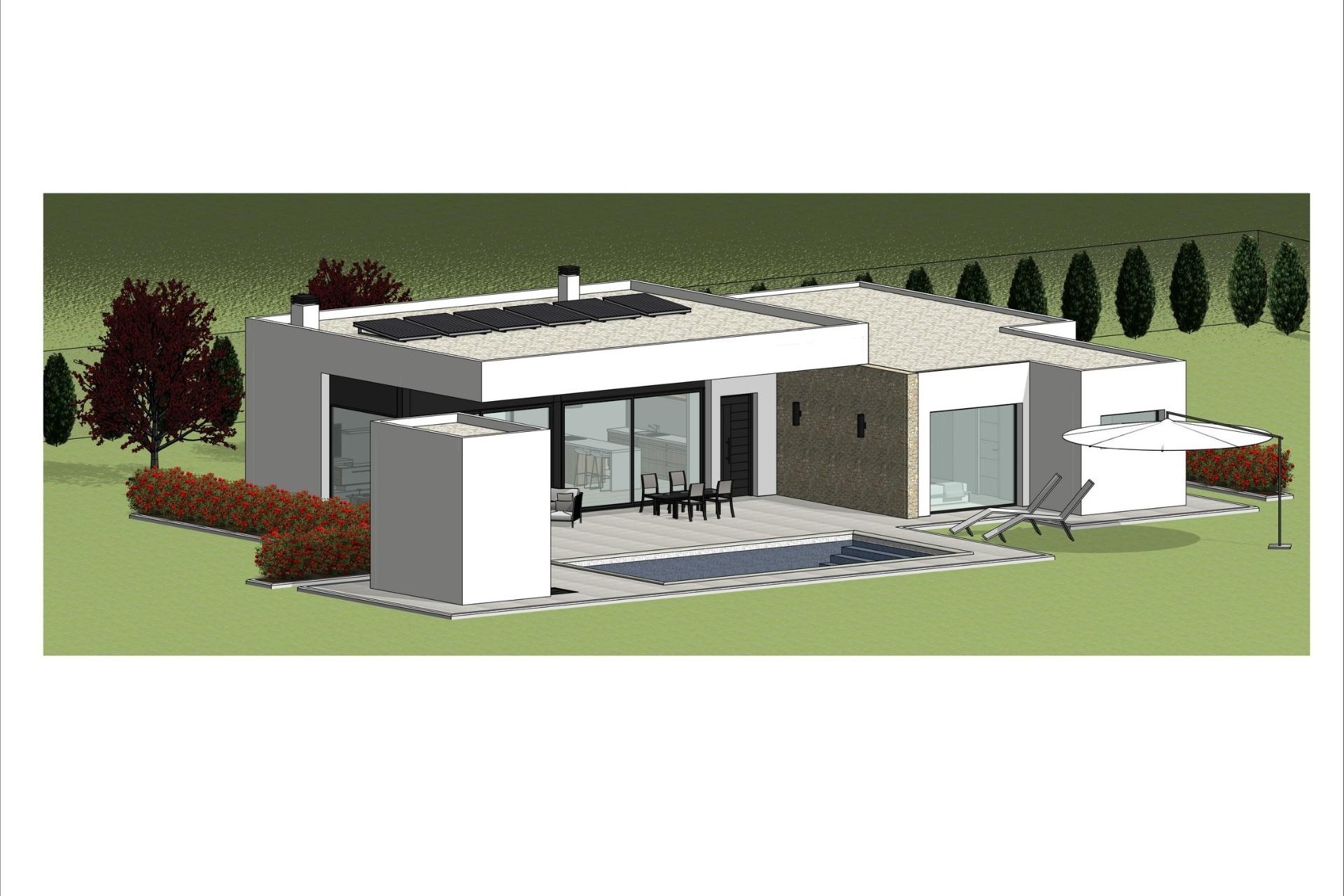 New Build - Detached Villa -
Aspe - Poligono 19