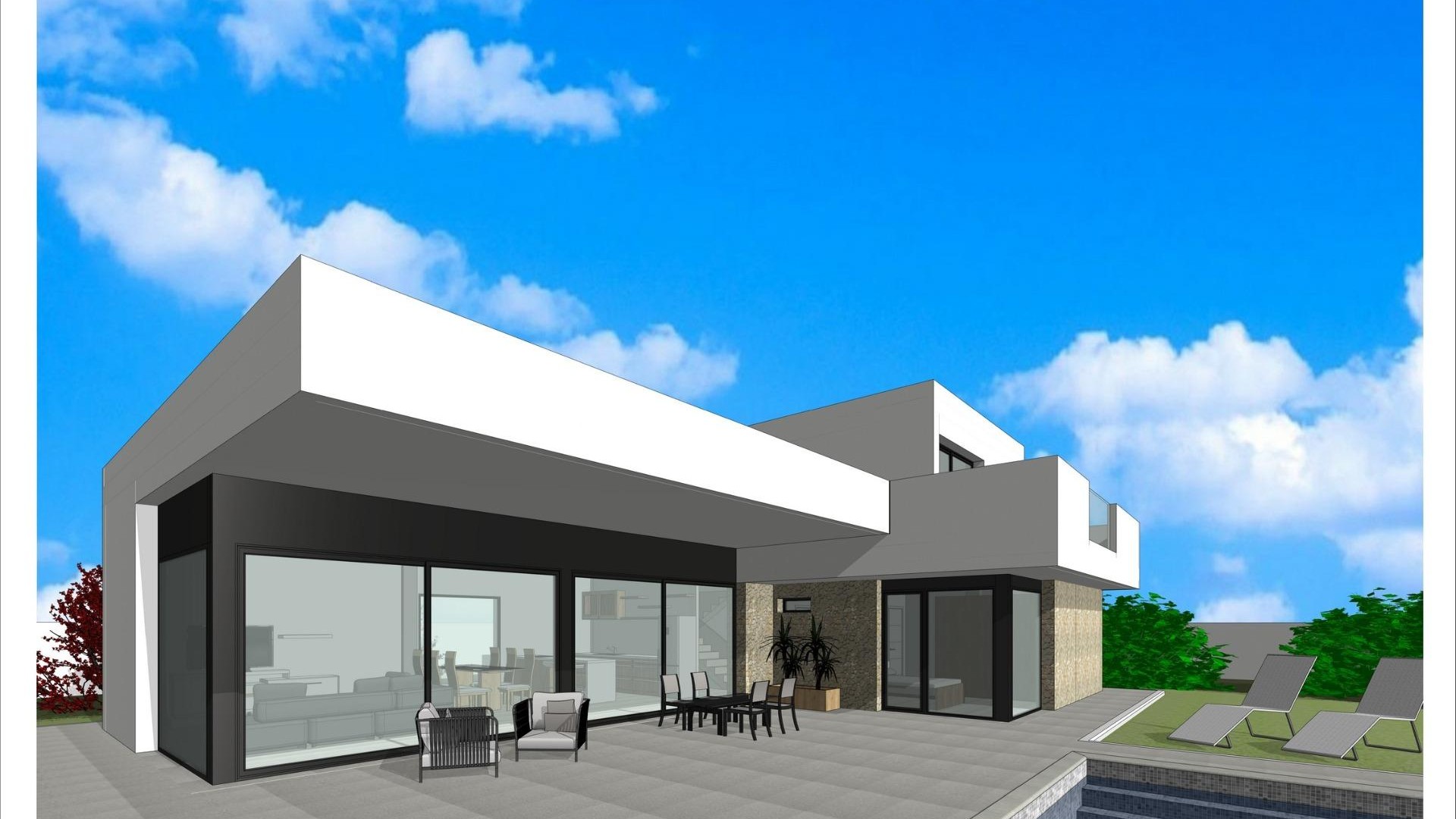 New Build - Detached Villa -
Aspe - Poligono 19