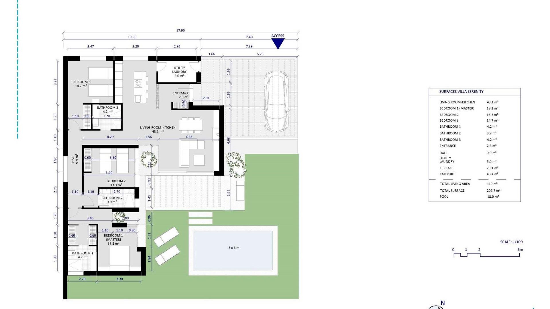 New Build - Detached Villa -
Baños y Mendigo - Altaona Golf