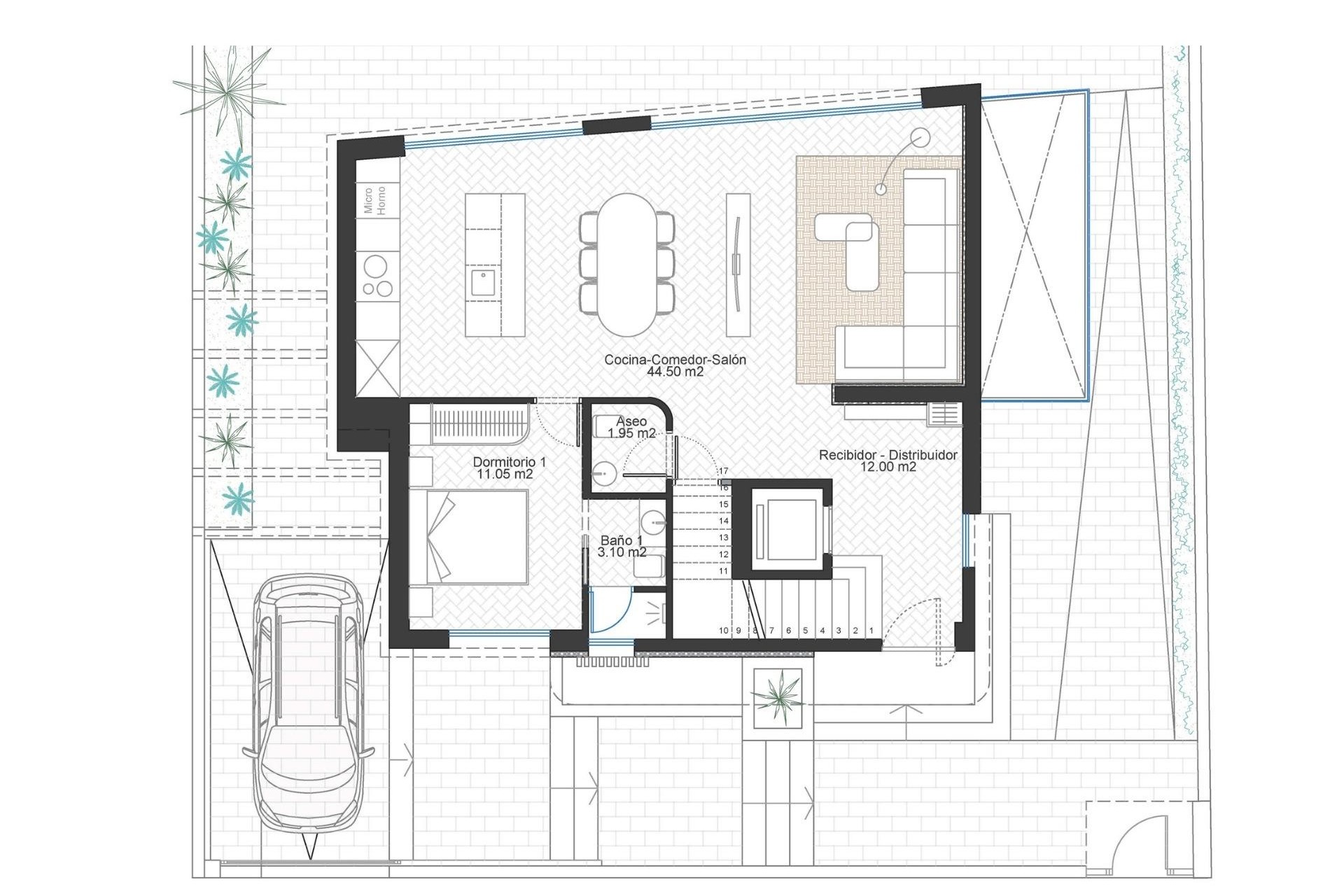 New Build - Detached Villa -
Cabo de Palos - Cala Flores