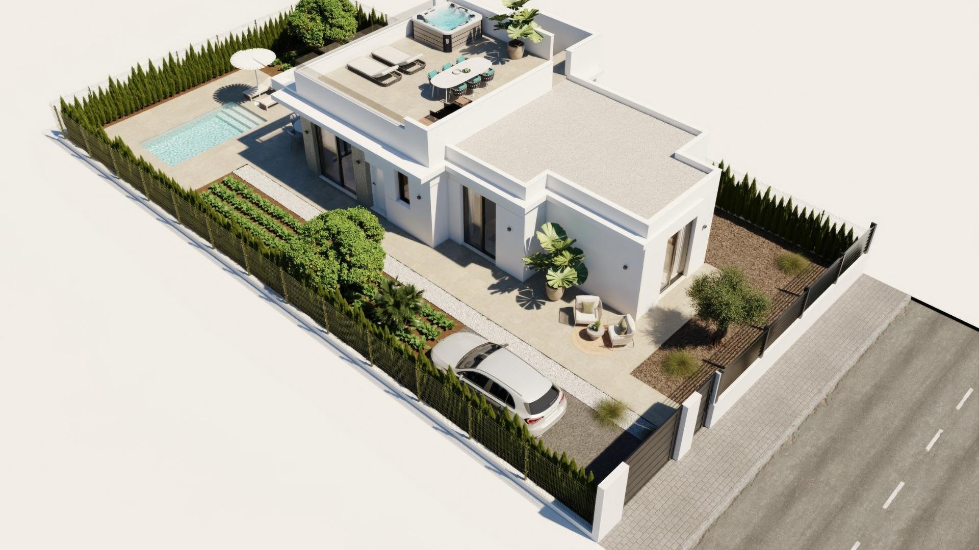 New Build - Detached Villa -
Fuente Álamo - Hacienda Del Álamo Golf