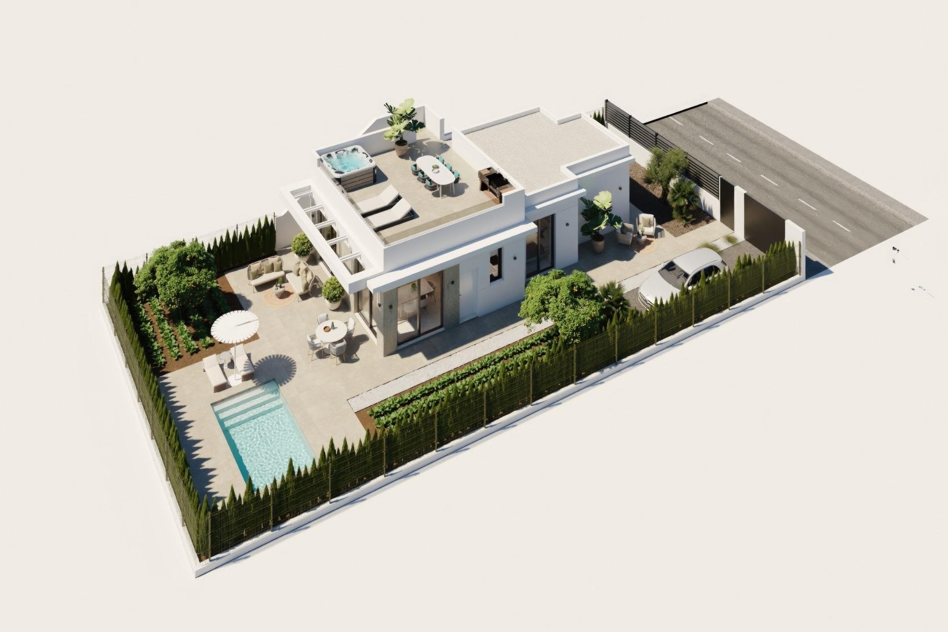 New Build - Detached Villa -
Fuente Alamo - Hacienda Del Álamo Golf