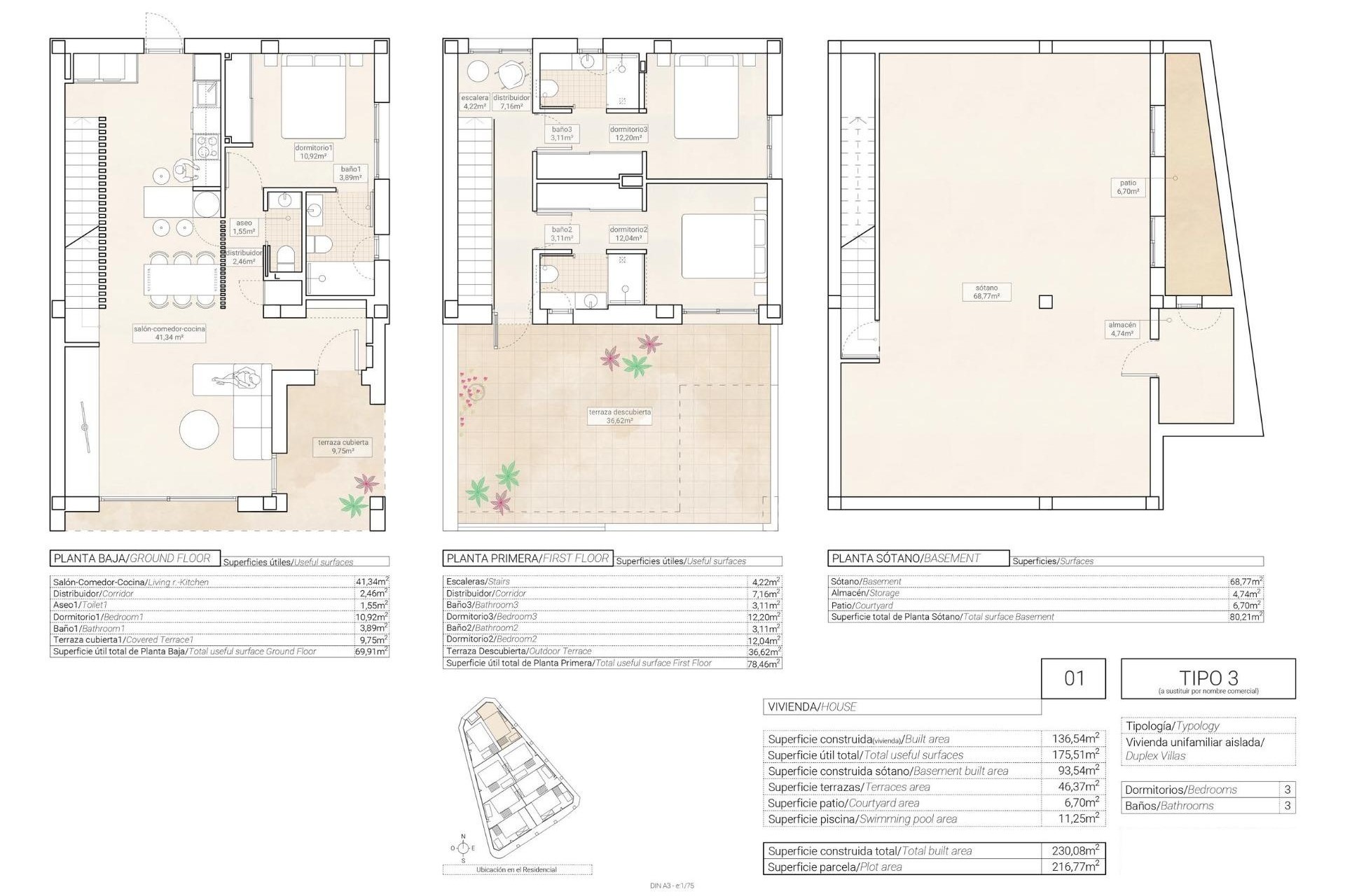 New Build - Detached Villa -
Hondón de las Nieves - Centro