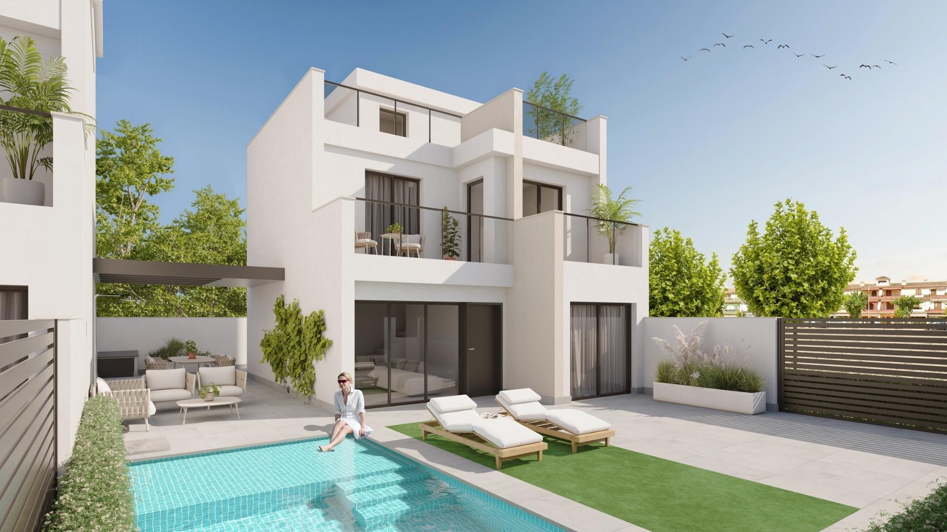 New Build - Detached Villa -
Los Alcazares - Playa la Atascadera