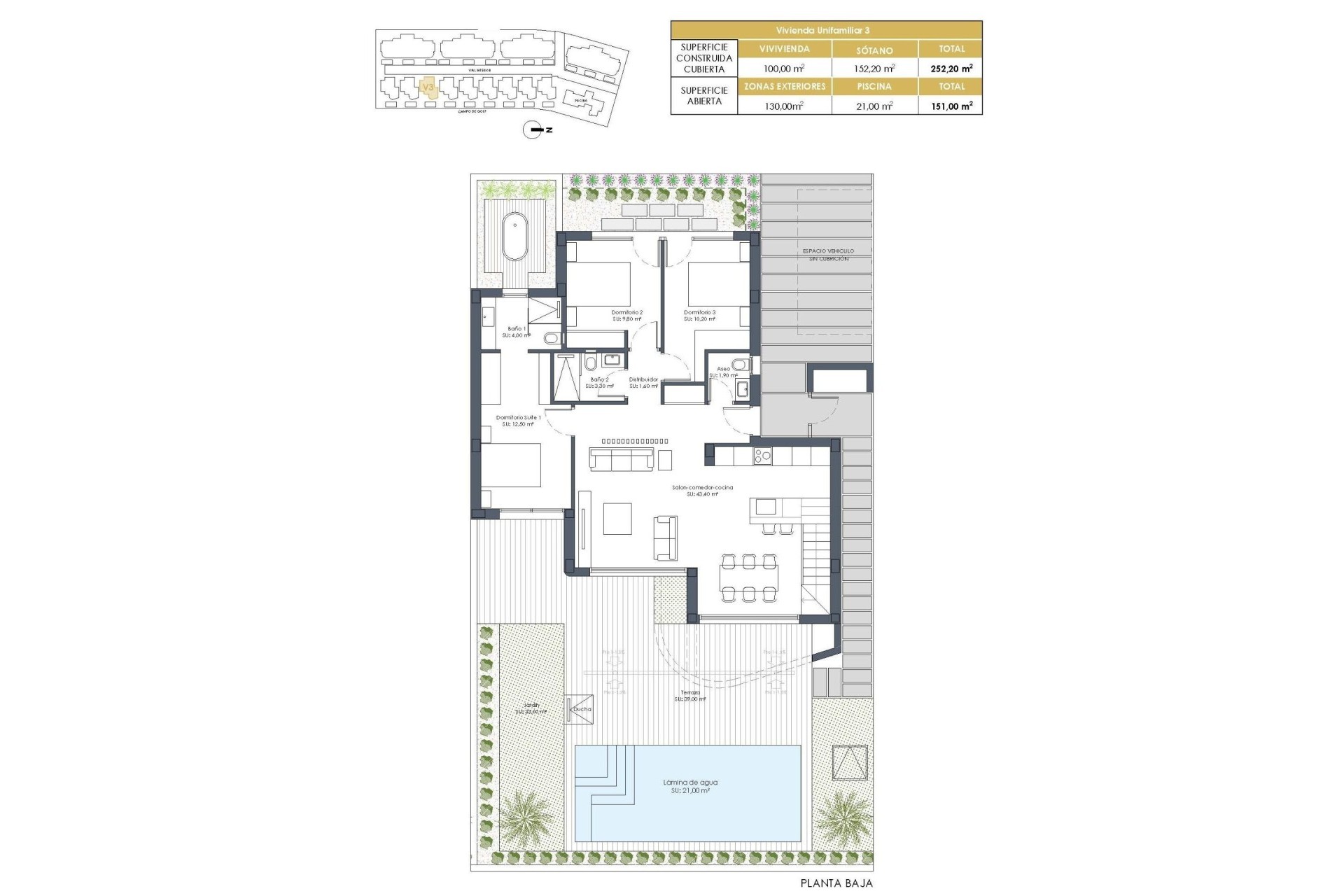 New Build - Detached Villa -
Los Alcazares - Serena Golf