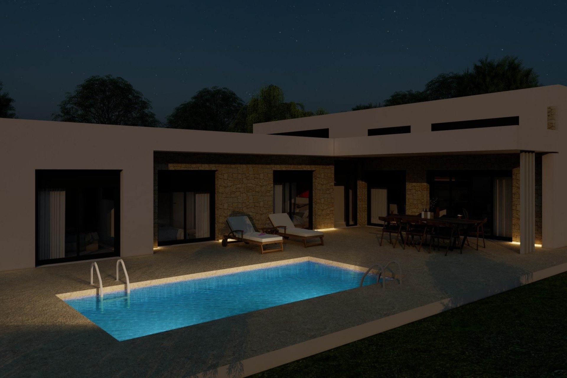 New Build - Detached Villa -
Pinoso - Campo