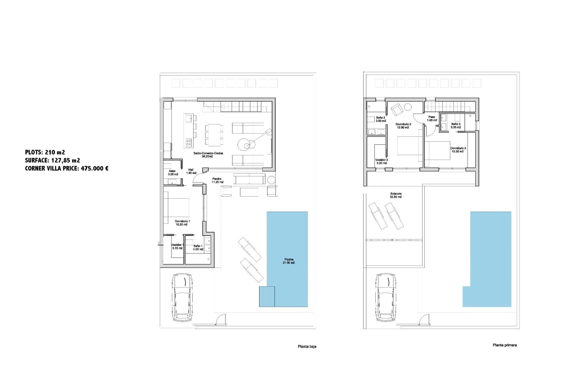 New Build - Detached Villa -
San Javier - Parque de los leones