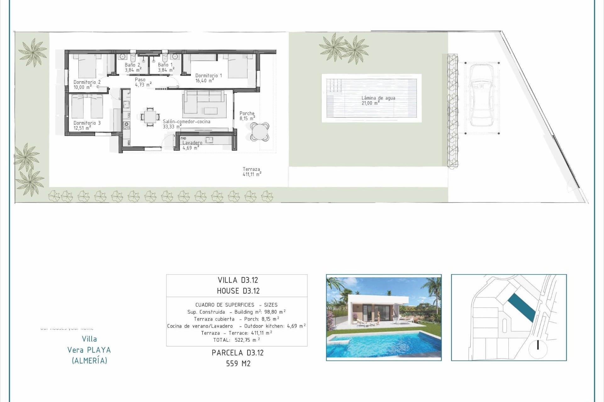 New Build - Detached Villa -
Vera - Pueblo Salinas