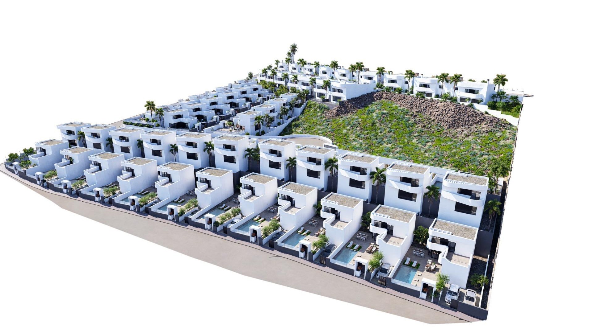 New Build - Freistehende Villa -
Algorfa - La Finca Golf