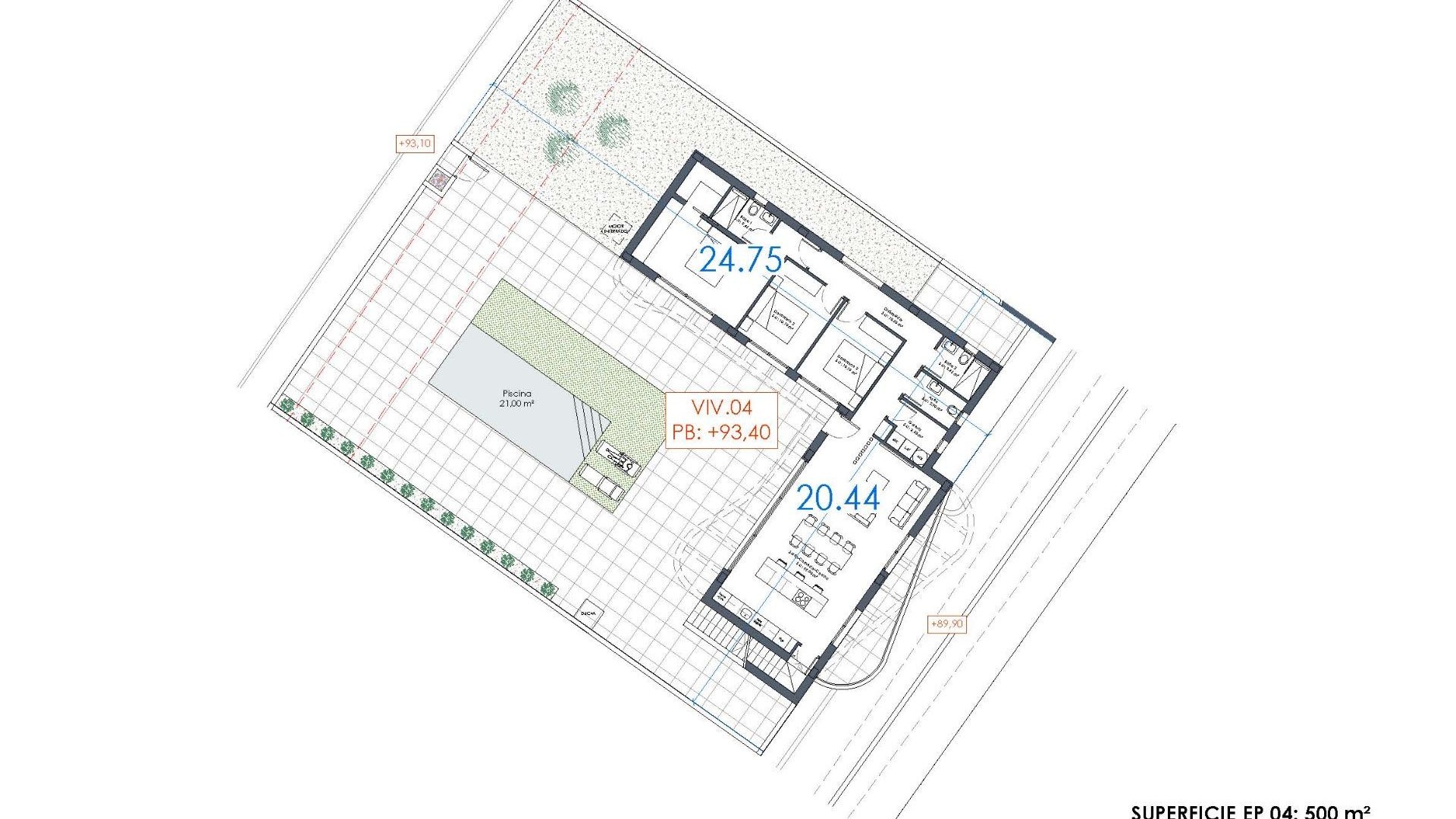 New Build - Freistehende Villa -
Algorfa - La Finca Golf