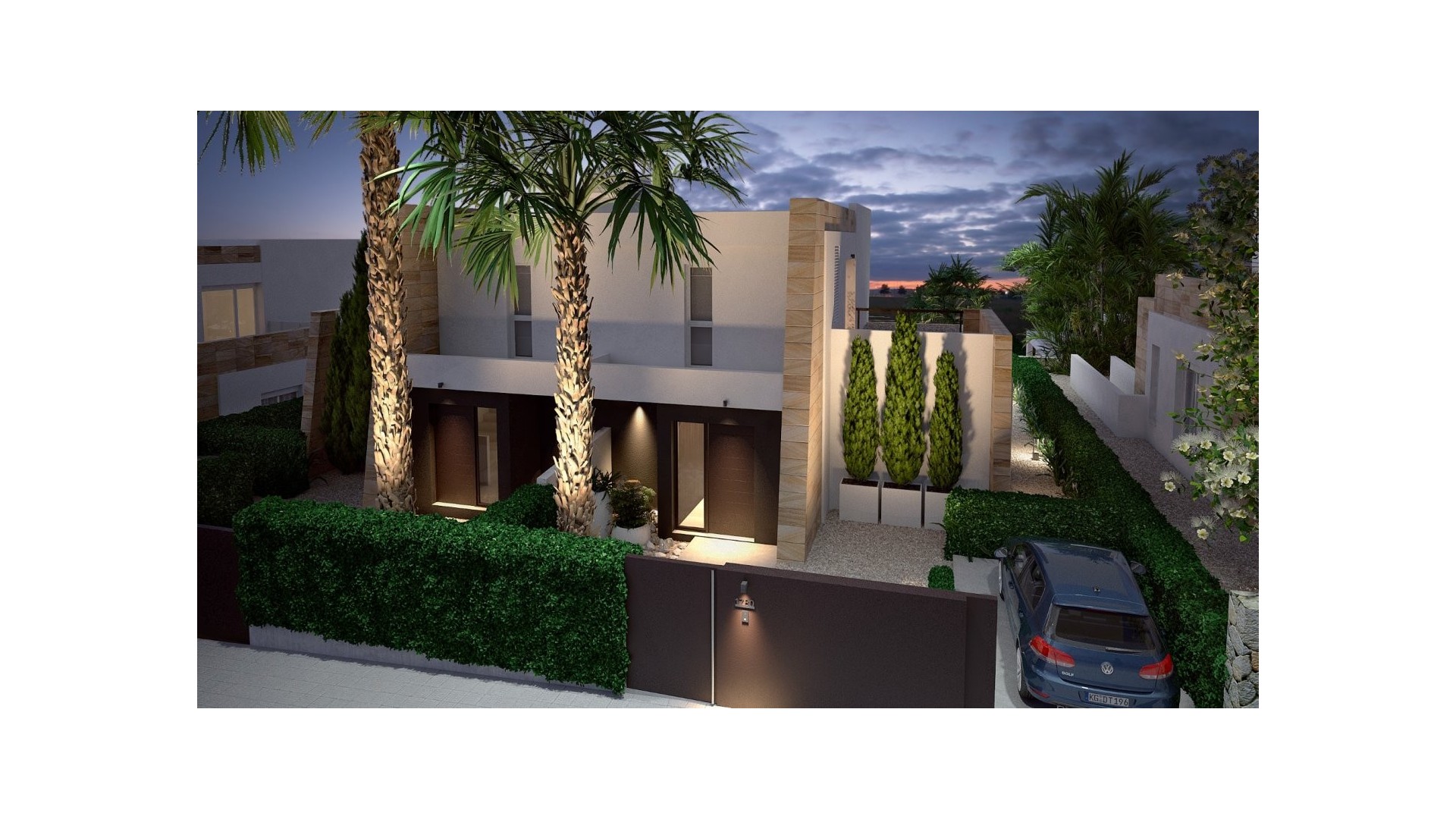 New Build - Freistehende Villa -
Algorfa - La Finca Golf