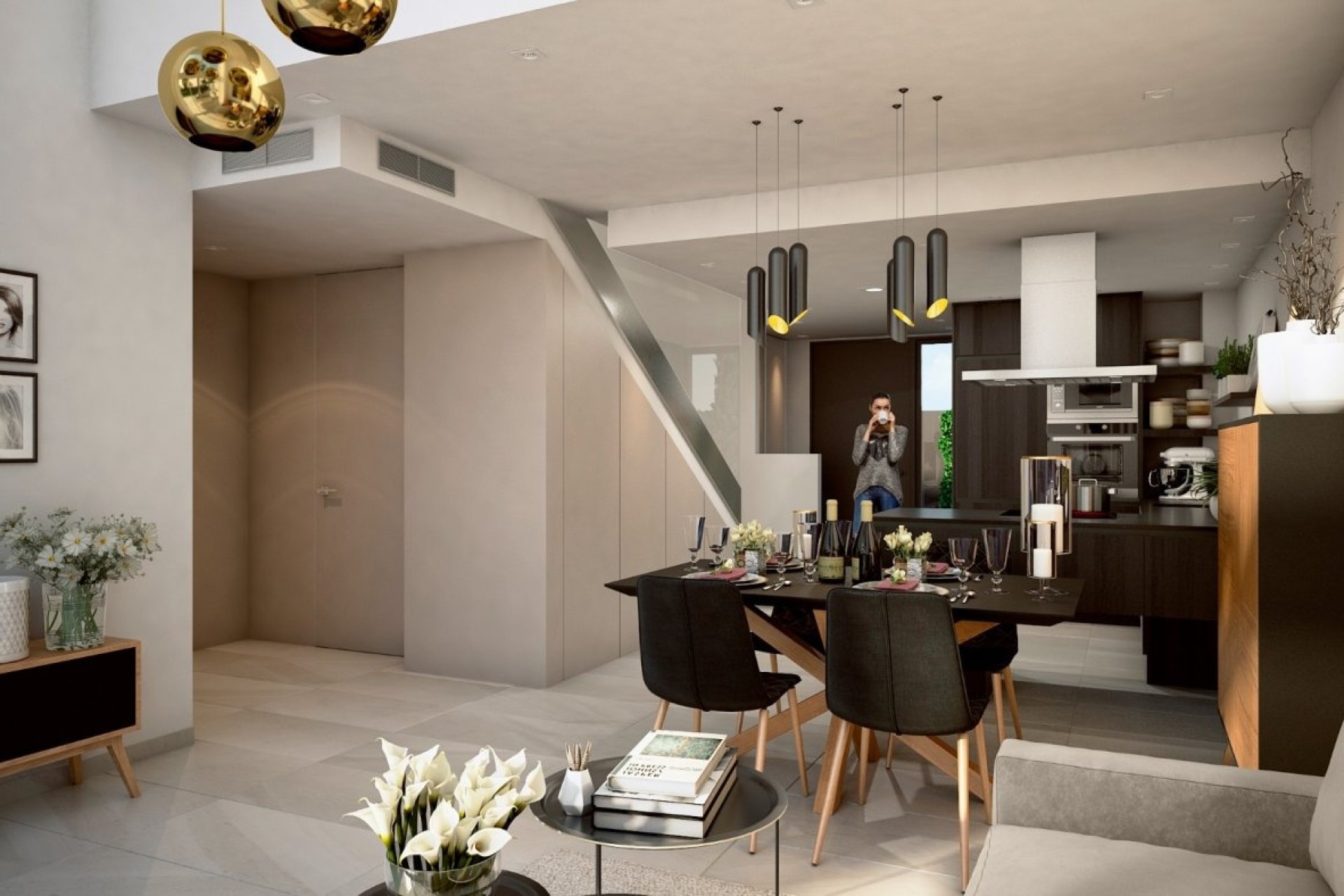 New Build - Freistehende Villa -
Algorfa - La Finca Golf