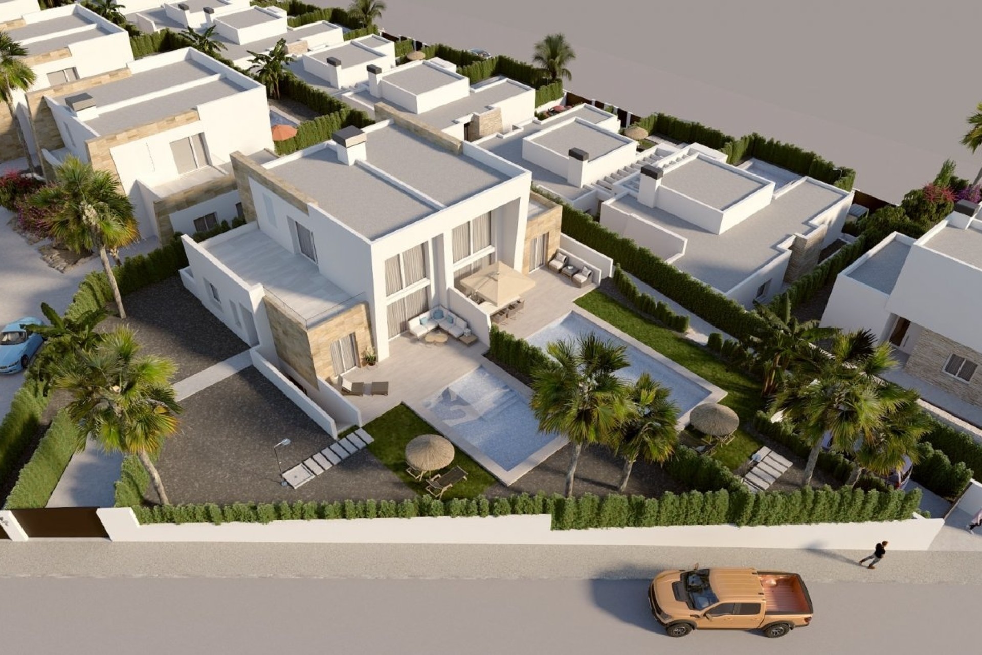 New Build - Freistehende Villa -
Algorfa - La Finca Golf