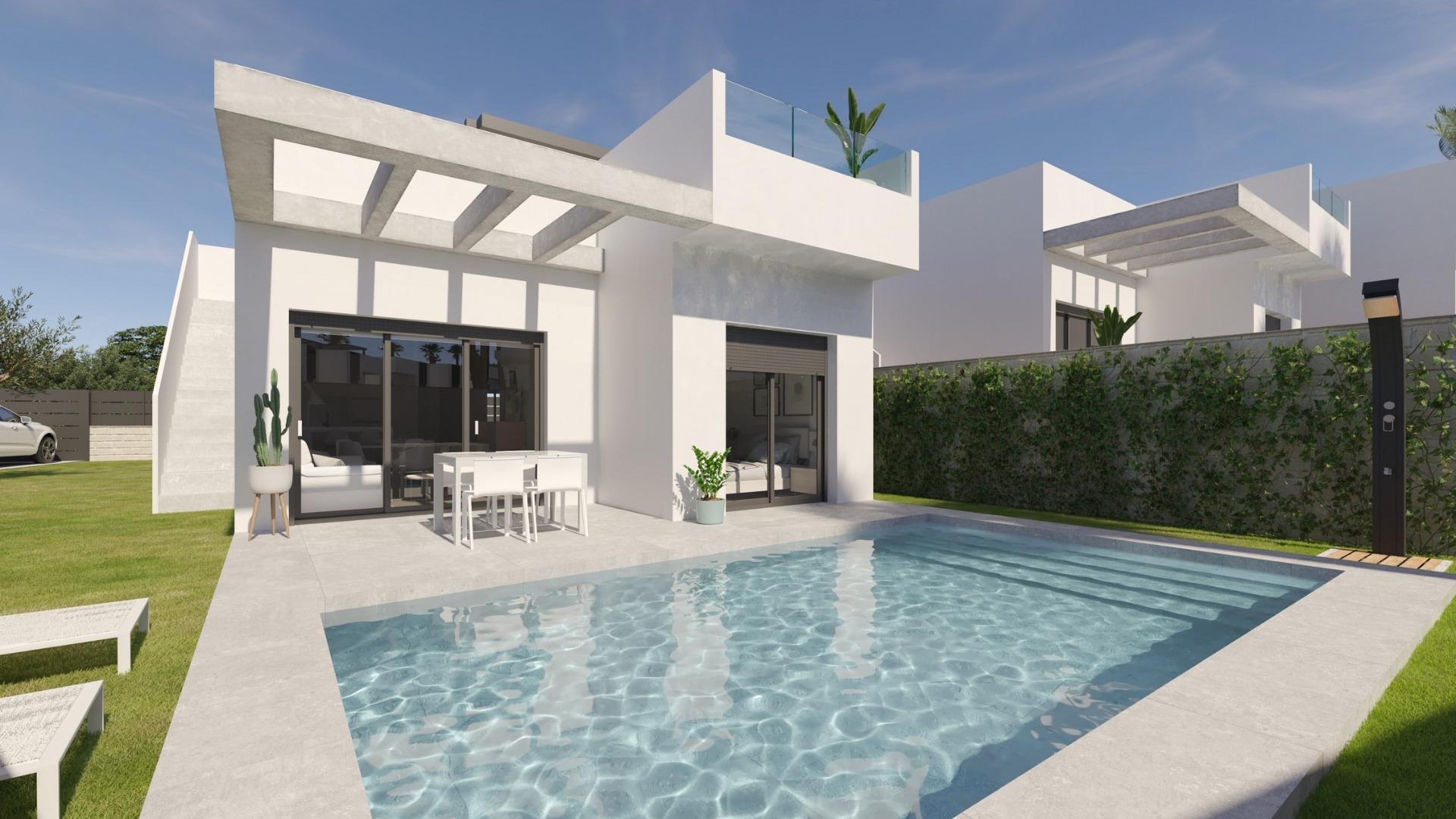 New Build - Freistehende Villa -
Algorfa - La Finca Golf