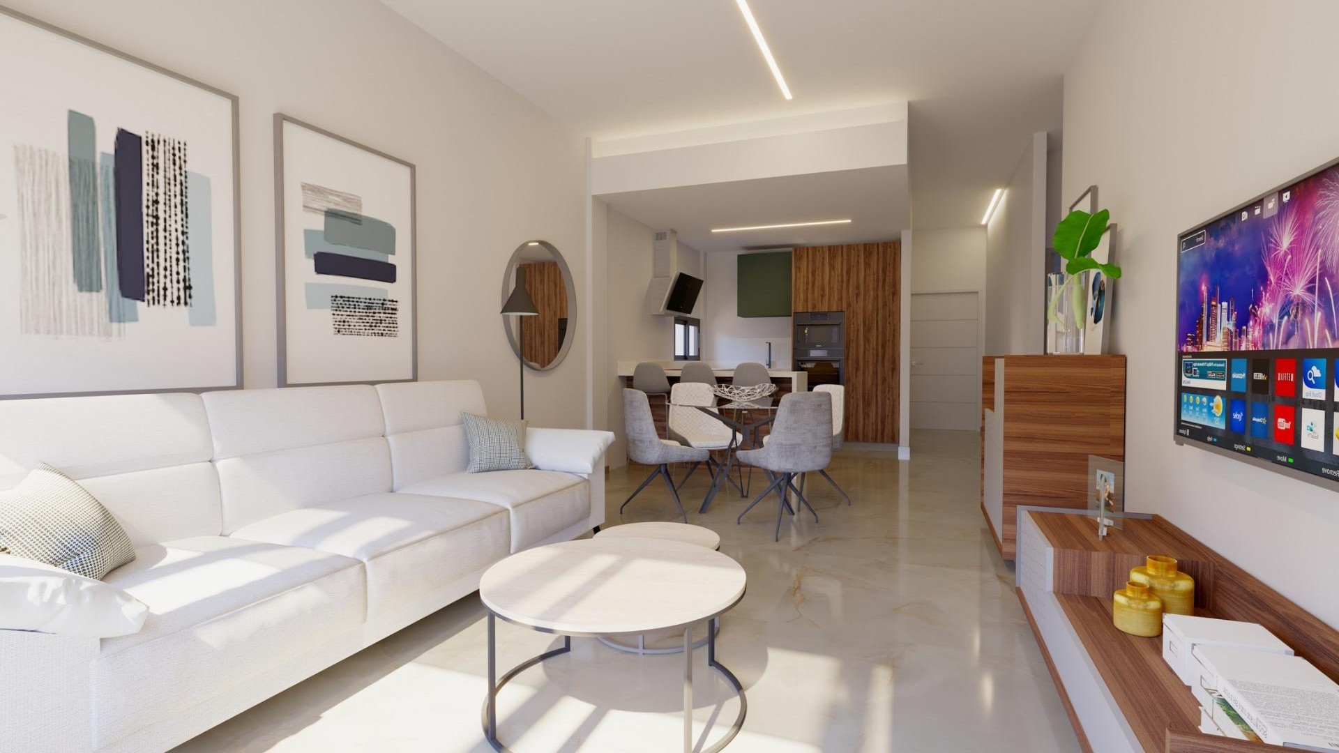 New Build - Freistehende Villa -
Algorfa - La Finca Golf