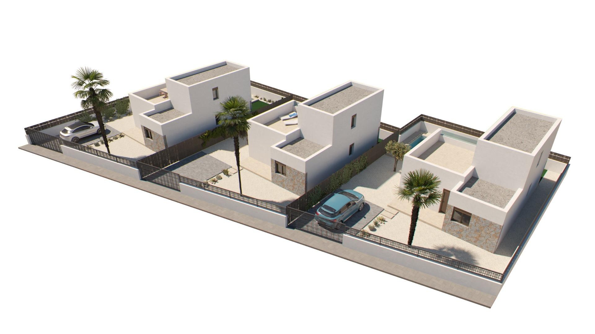 New Build - Freistehende Villa -
Algorfa - La Finca Golf