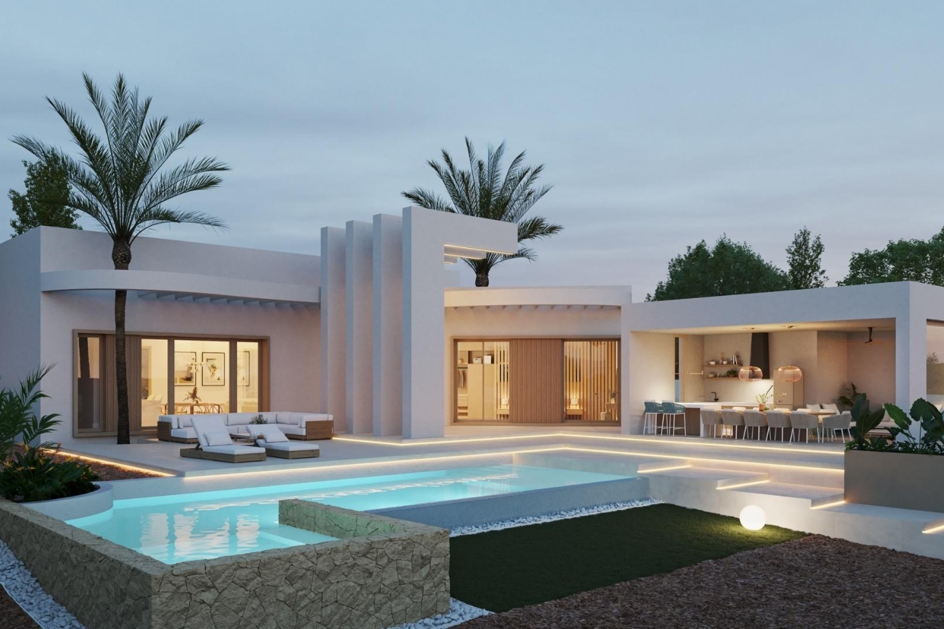 New Build - Freistehende Villa -
Algorfa - Lomas de la Juliana