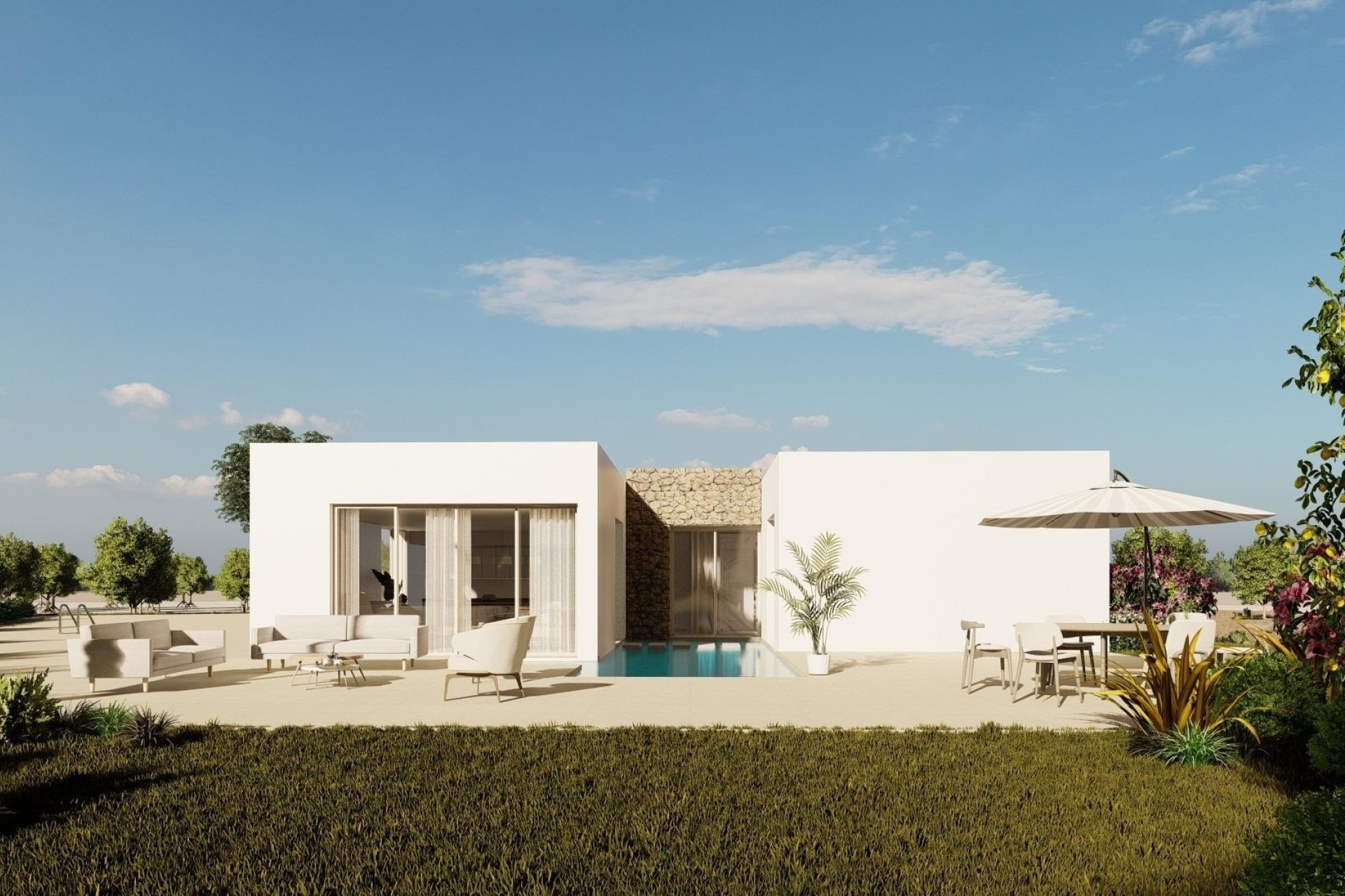 New Build - Freistehende Villa -
Algorfa - Lomas de la Juliana