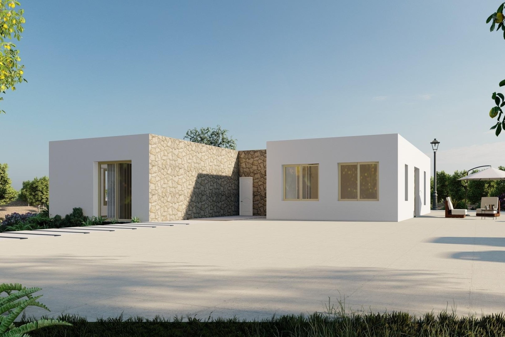 New Build - Freistehende Villa -
Algorfa - Lomas de la Juliana