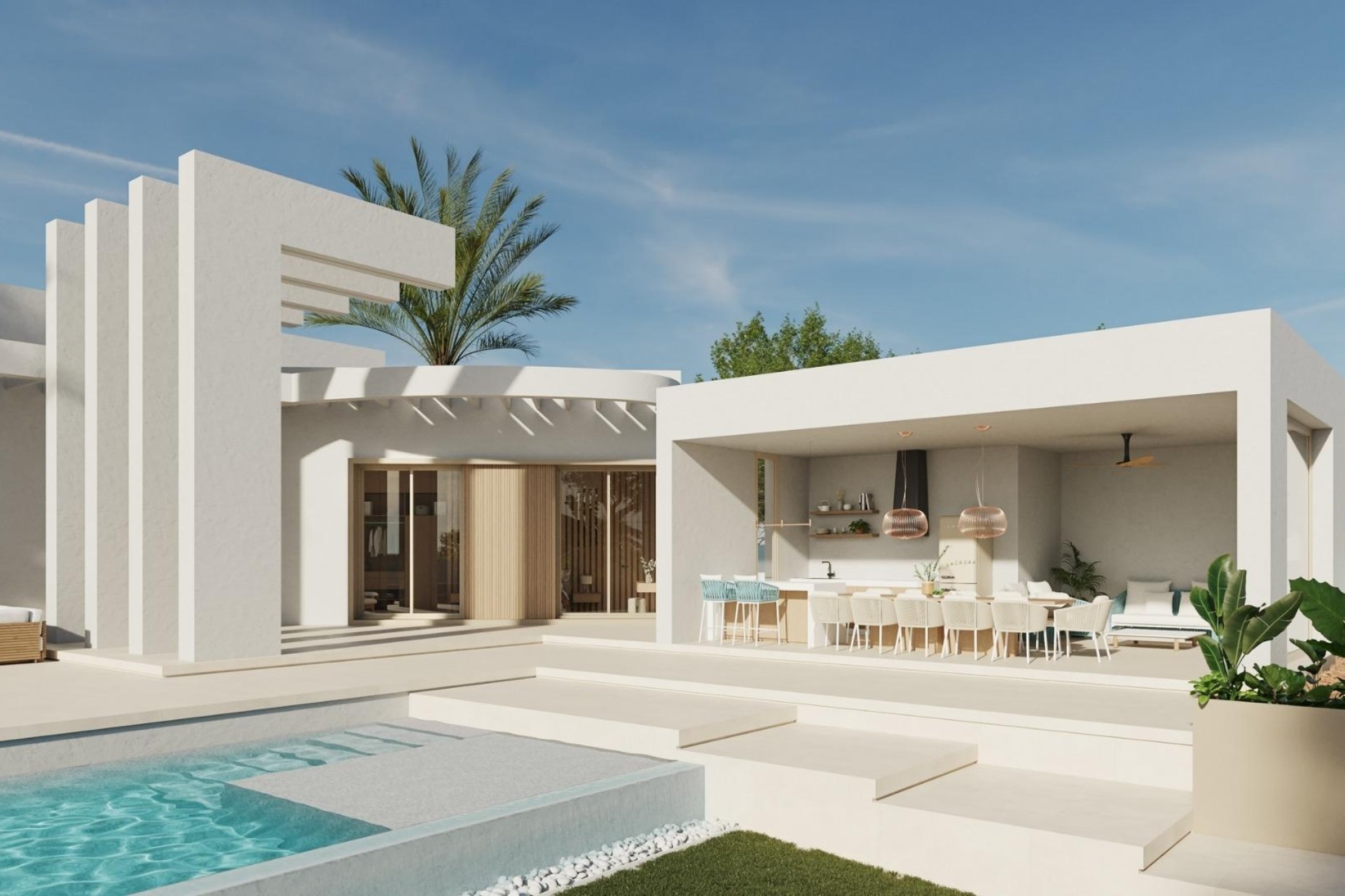 New Build - Freistehende Villa -
Algorfa - Lomas de la Juliana
