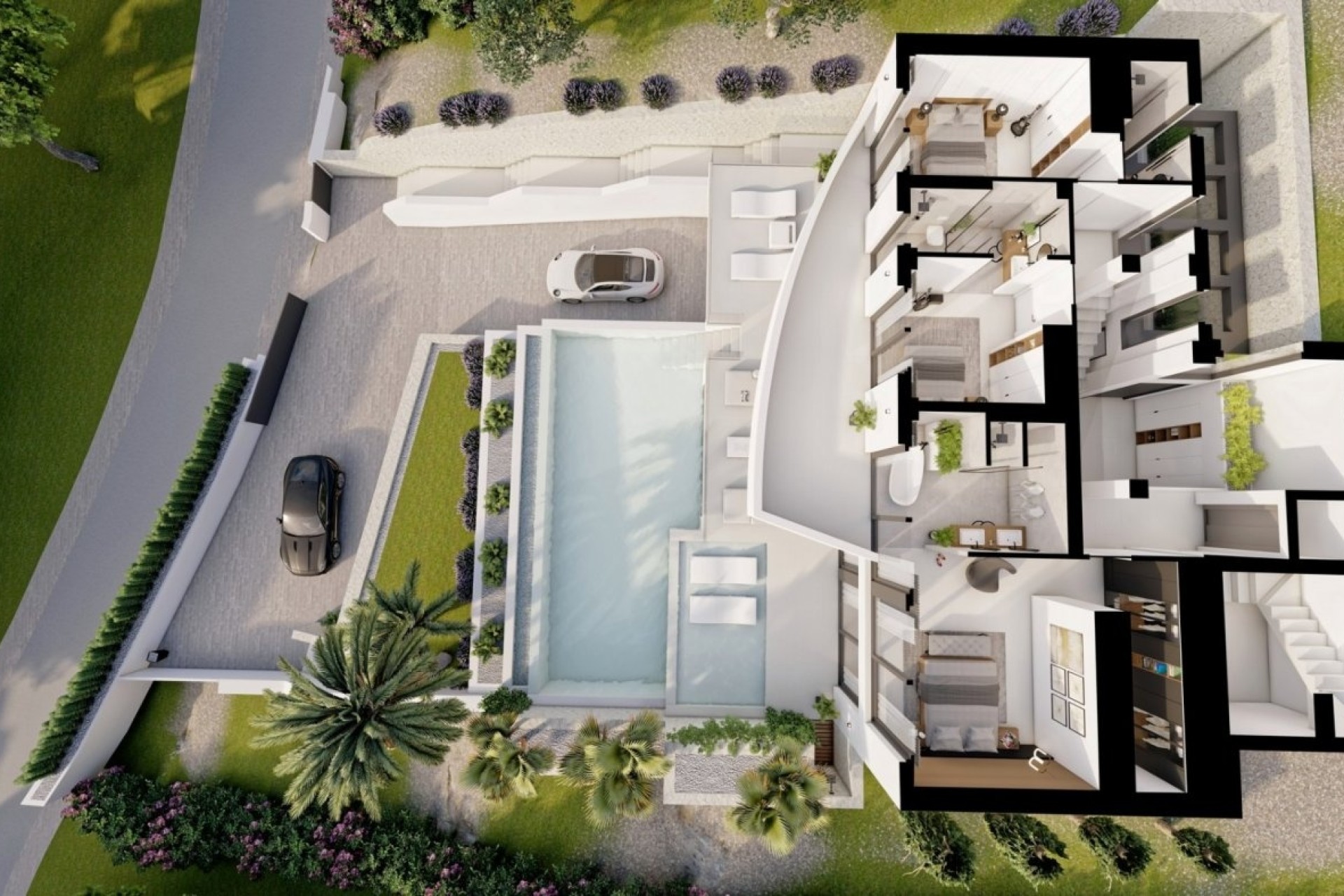 New Build - Freistehende Villa -
Altea - Sierra Altea