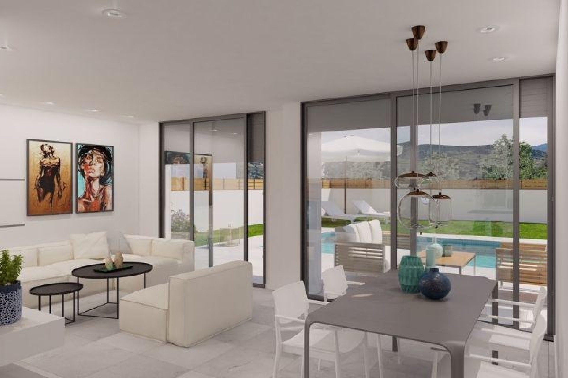 New Build - Freistehende Villa -
Aspe - Center