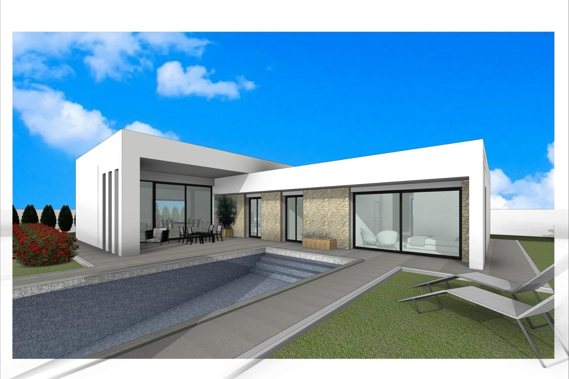 New Build - Freistehende Villa -
Aspe - Poligono 19