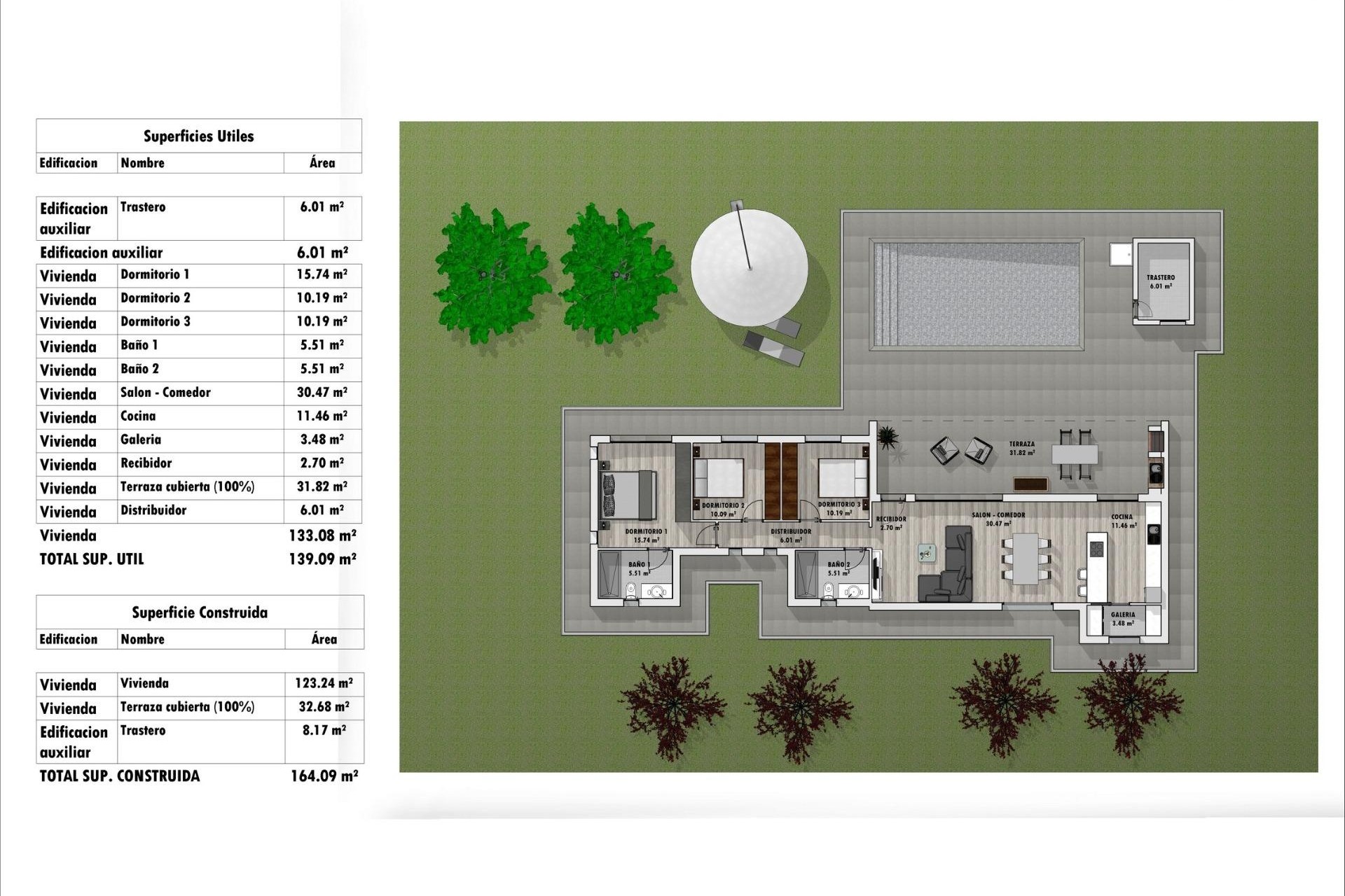 New Build - Freistehende Villa -
Aspe - Poligono 19