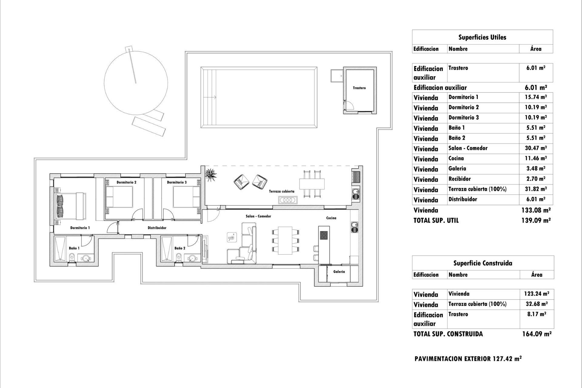 New Build - Freistehende Villa -
Aspe - Poligono 19