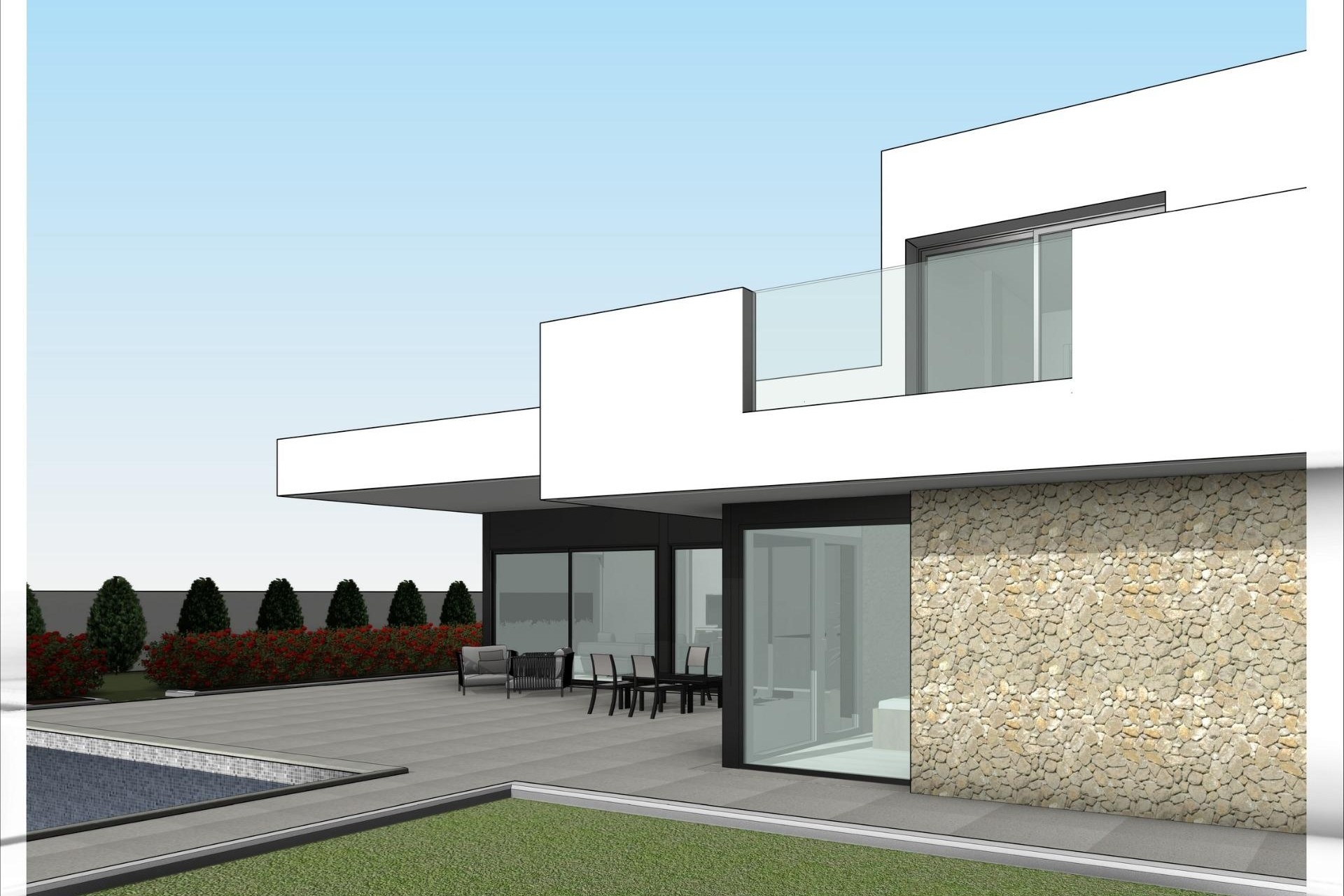 New Build - Freistehende Villa -
Aspe - Poligono 19