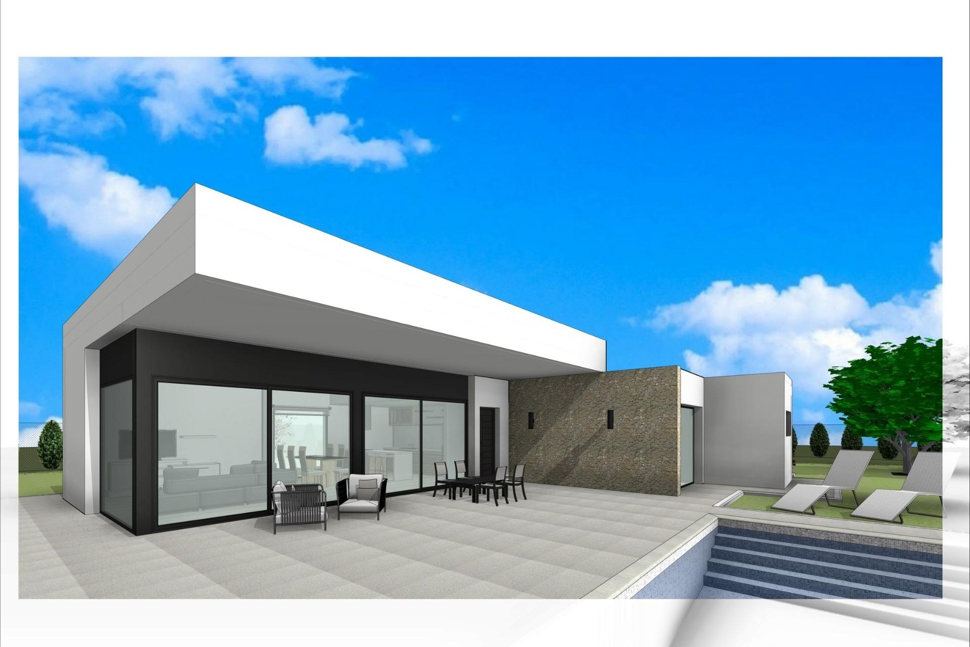 New Build - Freistehende Villa -
Aspe - Poligono 19