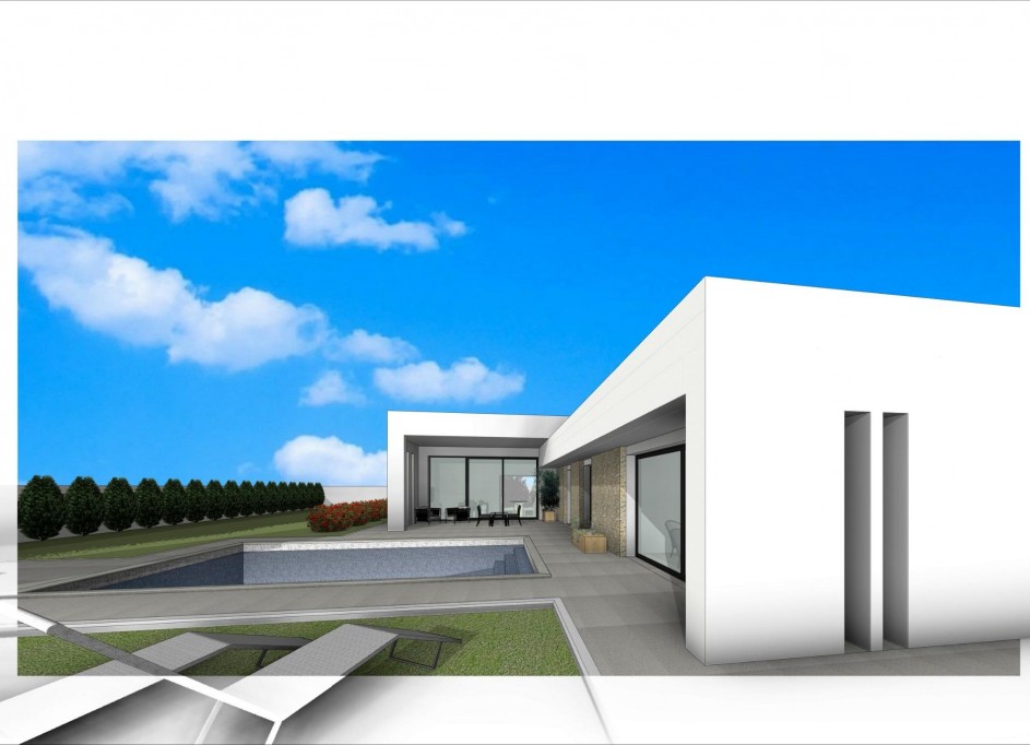 New Build - Freistehende Villa -
Aspe - Poligono 19