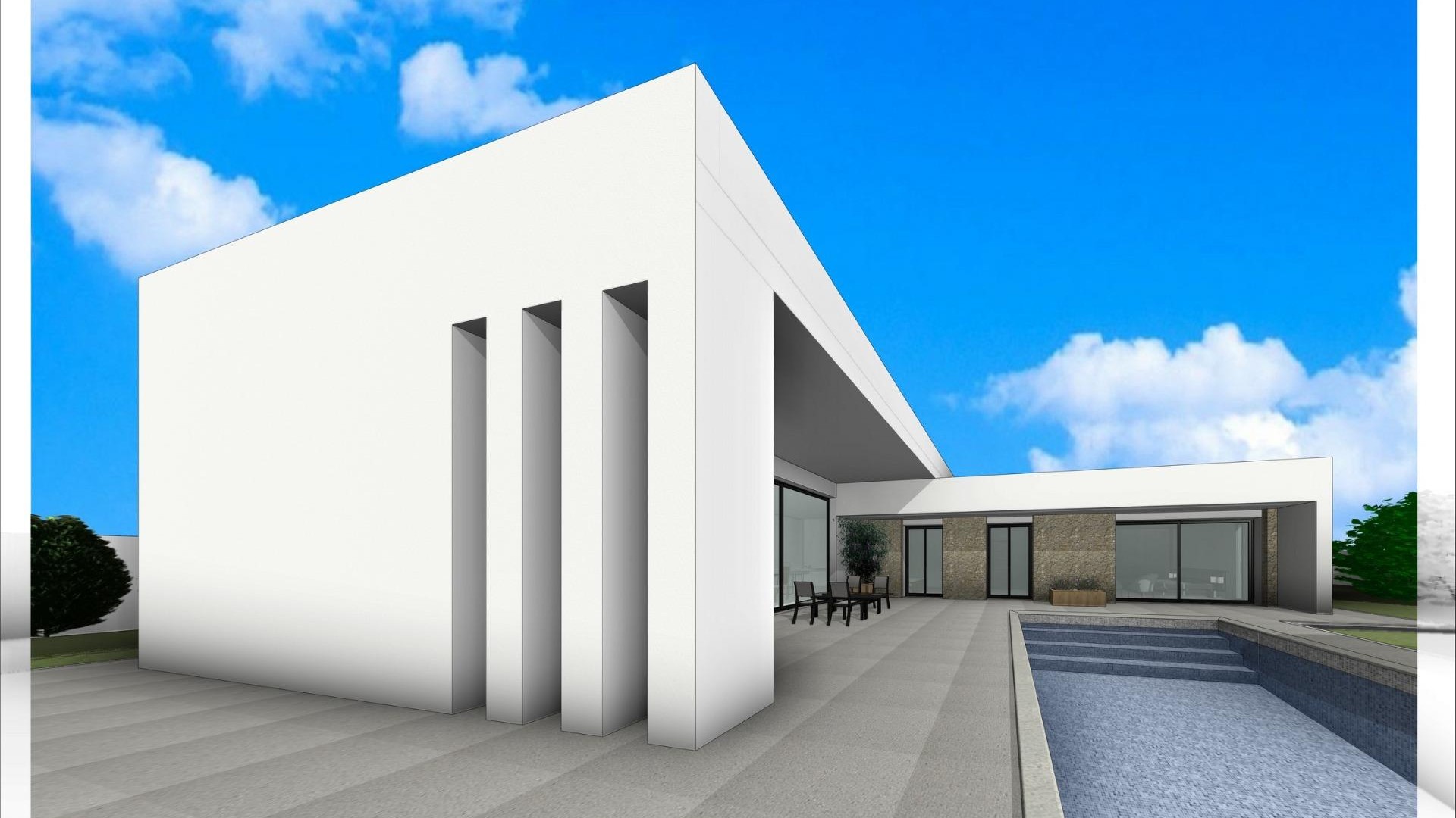 New Build - Freistehende Villa -
Aspe - Poligono 19