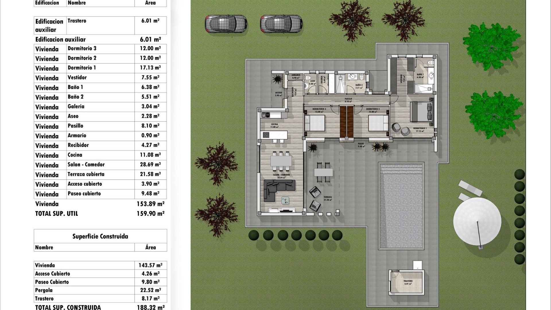 New Build - Freistehende Villa -
Aspe - Poligono 19